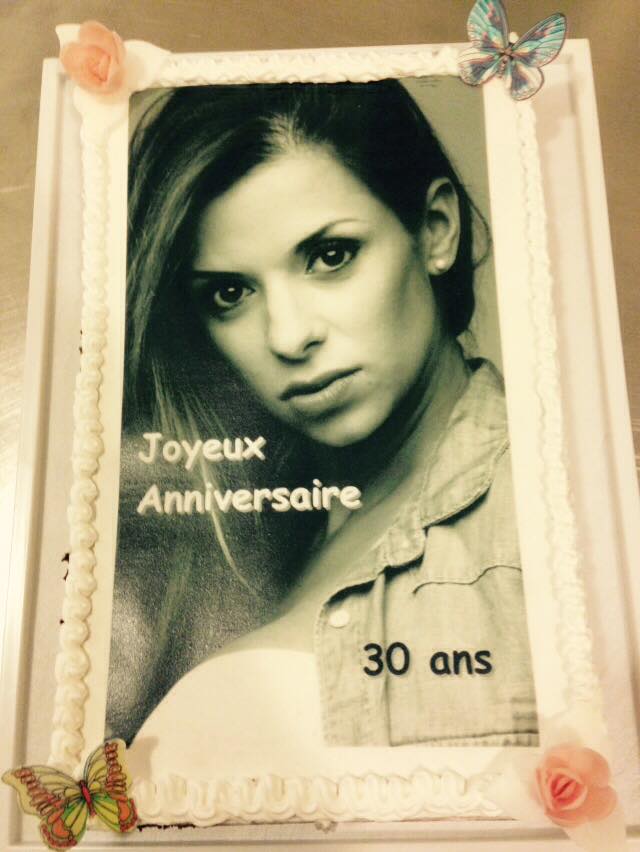 photo comestible sur gateau