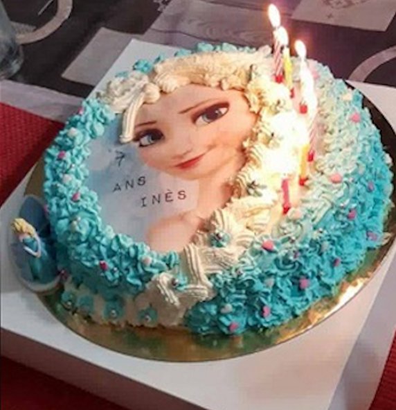 Gateau décoration Elsa