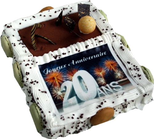 photo comestible 20 ans