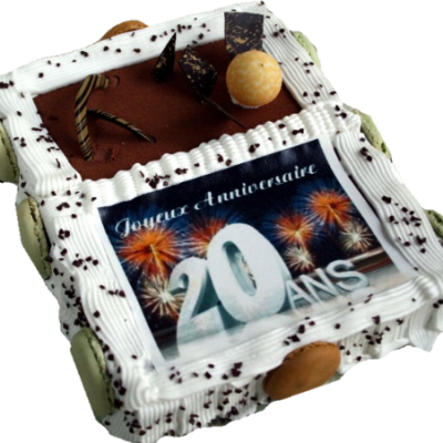 photo comestible 20 ans