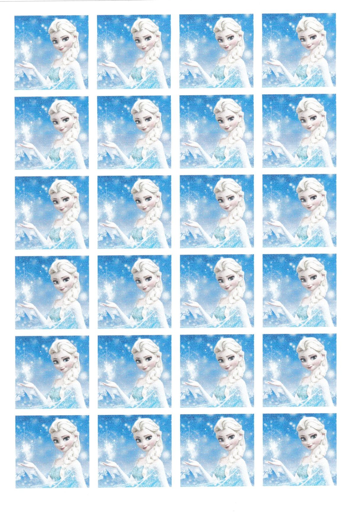 24 vignettes carrees